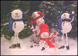 Papiermache Snowman DIY Christmas Craft