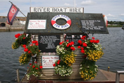 River Boats for Hire at West Bay, Dorset