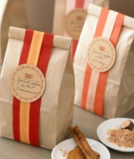 tin-tie coffee bag gift wrap