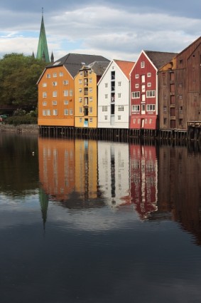 The city of Trondheim, Norway
