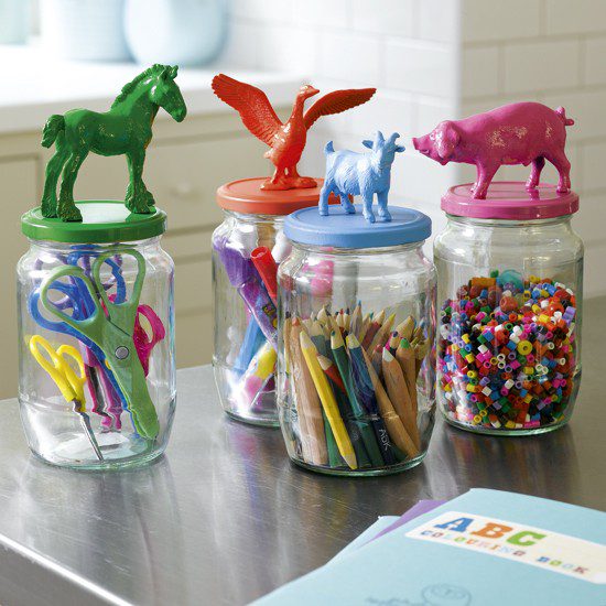 mason jar storage idea