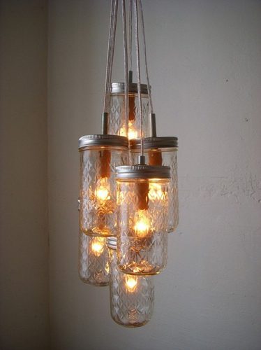 mason jars candle holder lights