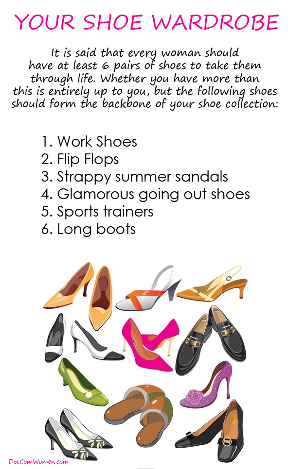 Here's what you should have in your shoe collection
