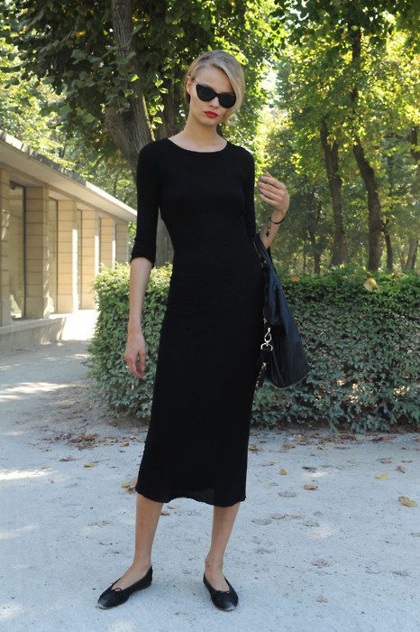 Midi Dress and Flats