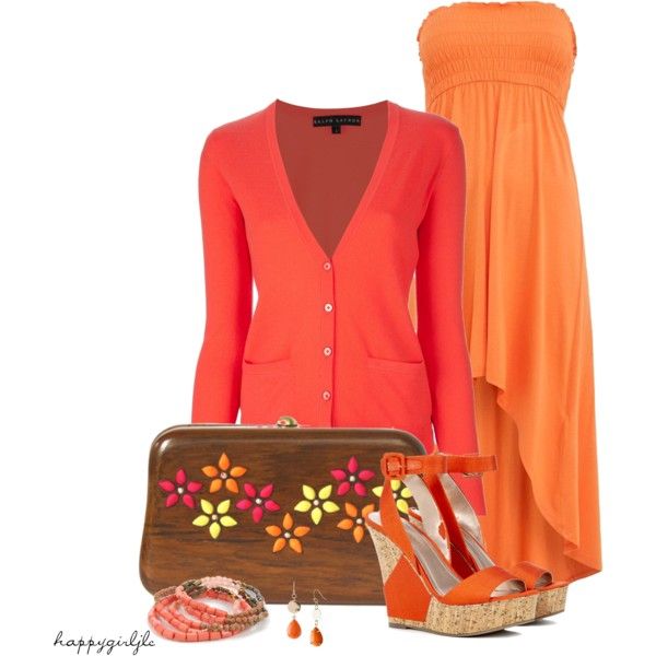 Colorful Outfit Idea using a Wooden Clutch