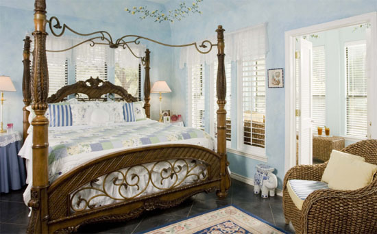 A Romantic Bedroom in Calming Colors