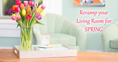 Revamp your Living Room for Spring