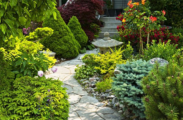 Beautiful path borders design - Landscaping