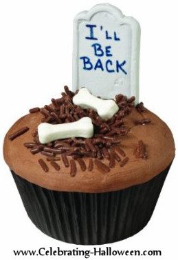 Halloween Tombstone Cupcakes