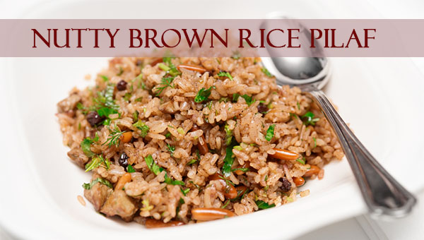 Nutty Brown Rice Pilaf
