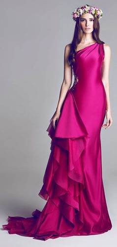 Burgundy Gown