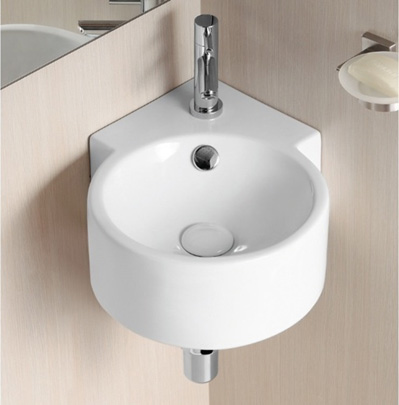 Small Bathroom Solutions - A Corner Sink