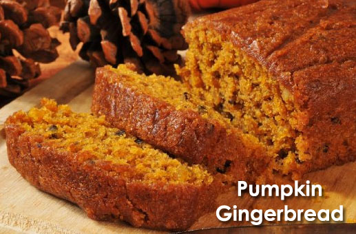 Pumpkin Gingerbread - 5 Must-try Pumpkin Recipes