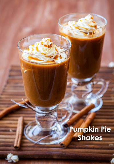 Pumpkin Pie Shakes - 5 Must-try Pumpkin Recipes