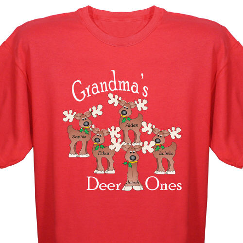 Personalized T-Shirt for Grandma - Inexpensive Christmas Gift Ideas