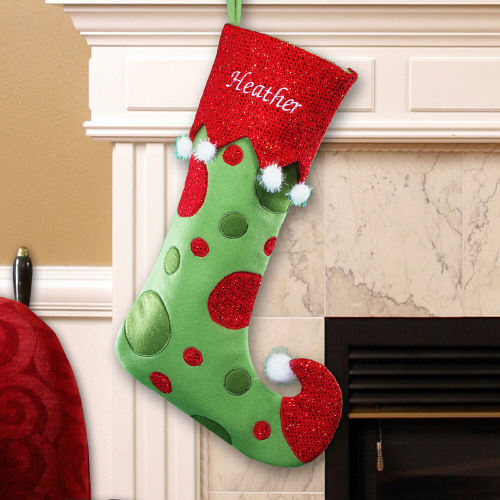 Personalized Jester Christmas Stocking