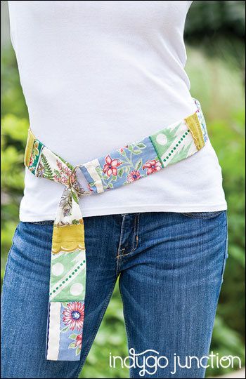 vintage hankie belt