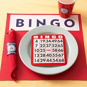 Bingo Night Place Setting