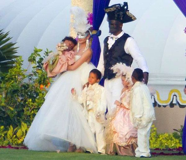 Heidi and Seal’s Pirate Wedding vow renewal