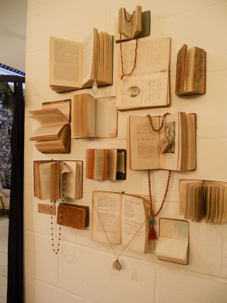 Wall Display with Books