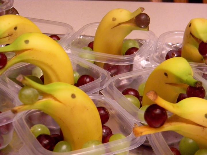 Banana Dolphins - Creative Fruit Snacks, Healthy Party Food