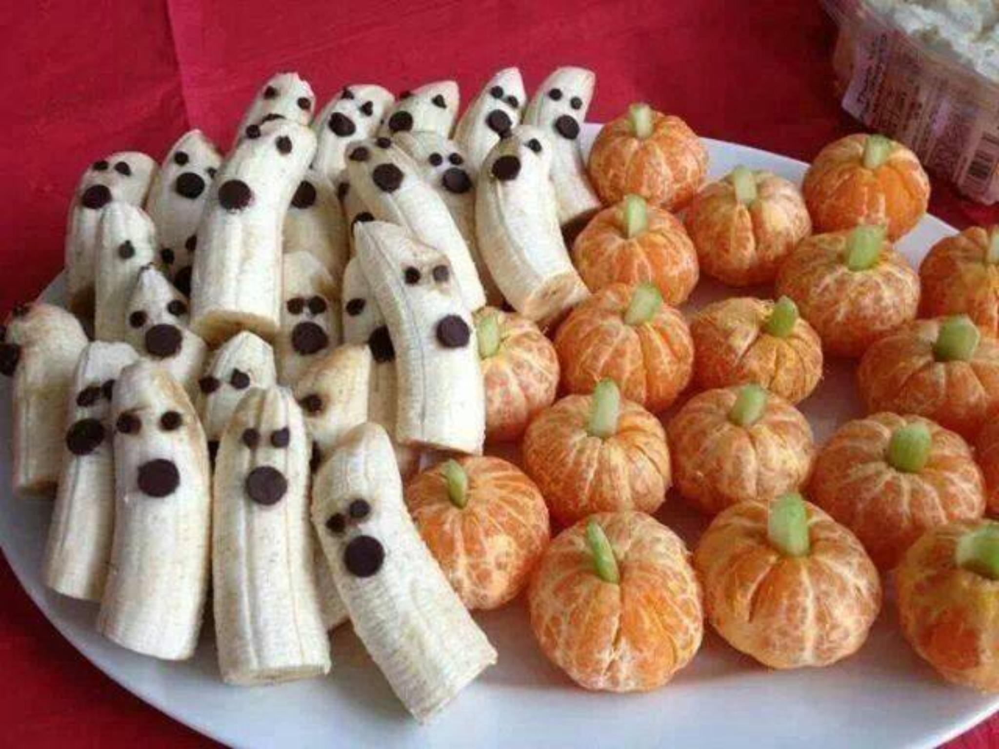 Banana and Orange Halloween Treats - Creative Fruit Snacks, Healthy Party Food