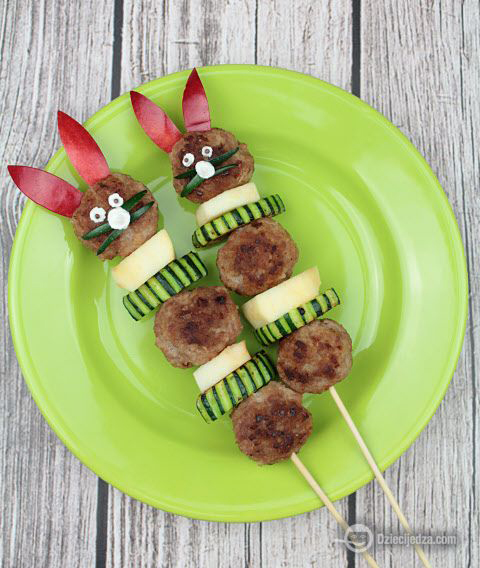 Cat Kebab Sticks - Kids Party Food