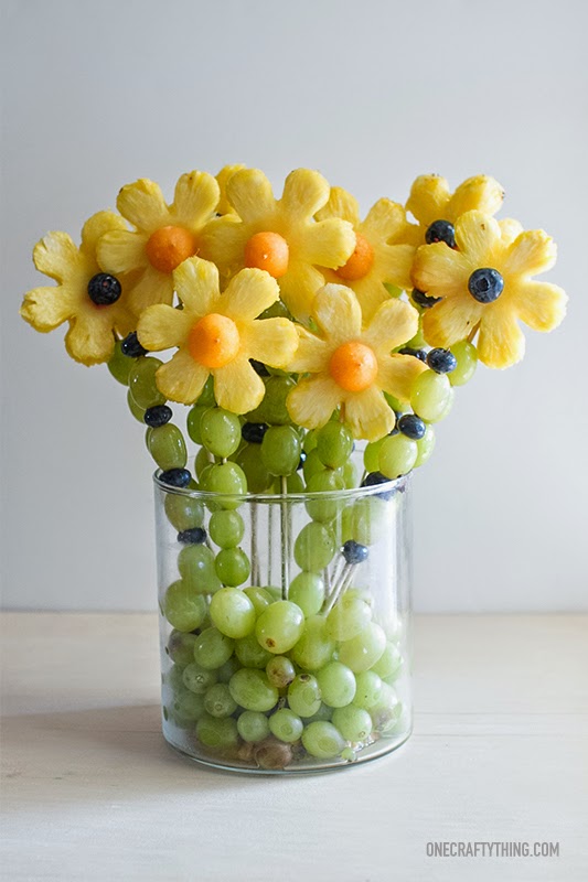 Fruit Flowers - Healthy, Creative Party Food for Kids
