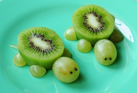 Kiwi Grape Turtles - Pretty, Healthy Party Food for Kids