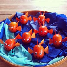 Nemo Fish Tangerines - Creative Fruit Snacks, Healthy Party Food
