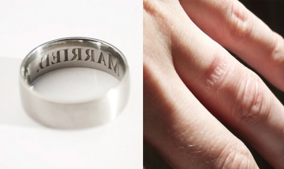 Quirky, Anti-Cheating Ring - Unique Men's Wedding Rings