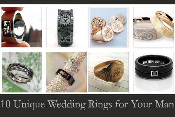 10 Unique Wedding Rings for Your Man