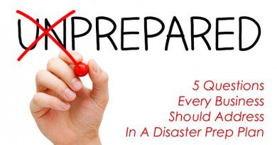 5 Questions Every Business Should Address In A Disaster Prep Plan