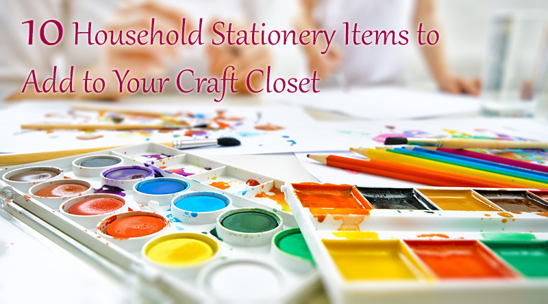 10 Household Stationery Items to Add to Your Craft Closet