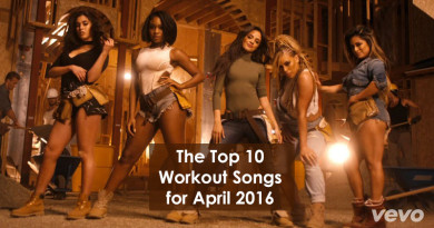 The Top 10 Workout Songs for April 2016