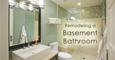 Remodeling a Basement Bathroom: 4 Great Ideas