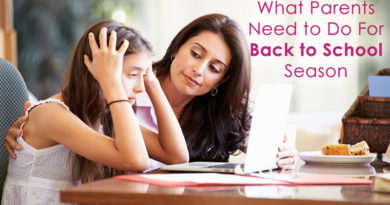 What Parents Need to Do For Back to School Season