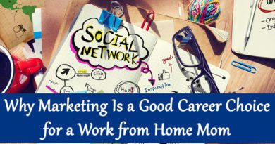 Why Marketing Is a Good Career Choice for a Work from Home Mom