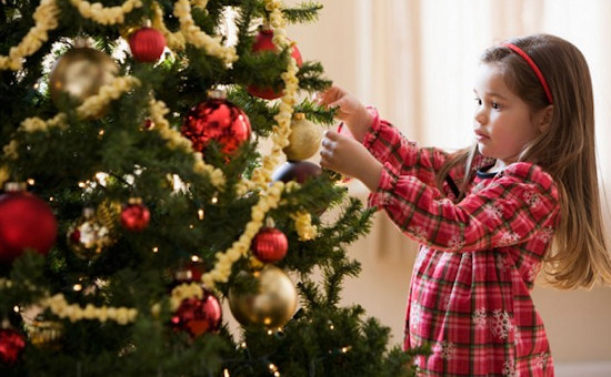 popcorn christmas tree garland