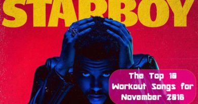 The Top 10 Workout Songs for November 2016