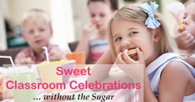 Sweet Classroom Celebrations without the Sugar