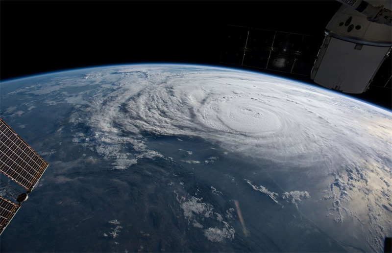 hurricane harvey satellite image