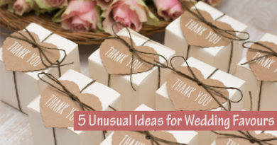 5 Unusual Ideas for Wedding Favours