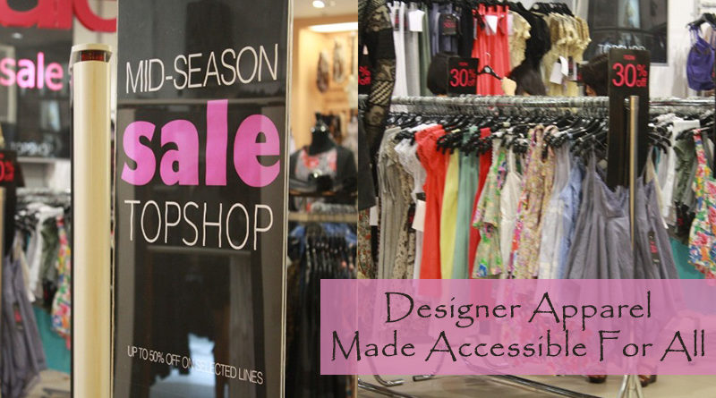 Designer Apparel Made Accessible For All