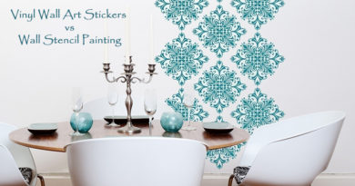 Vinyl Wall Art Stickers Or Wall Stencil Painting: Which is Better?