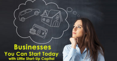 Businesses You Can Start Today with Little Start-Up Capital