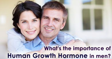 What's the importance of human growth hormone in men?