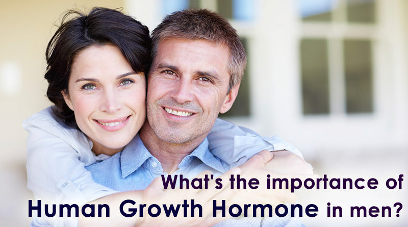 What's the importance of human growth hormone in men?