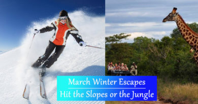 March Winter Escapes: Hit the Slopes or the Jungle