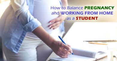 How to Balance Pregnancy and Working from Home as a Student